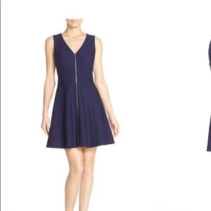 NWOT. Navy blue Adelyn Rae Cut out dress. M.